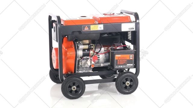 Дизельный генератор Daewoo DDAE 9000XE 3D обзор смотреть онлайн