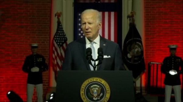FULL SPEECH: Biden delivers address outside Independence Hall on  'extremist threat to democracy'