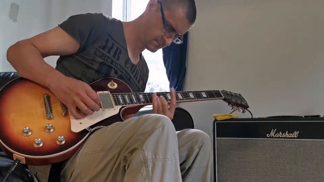 Gibson les paul 60s Standard guitar, Marshall Bluesbreaker amp.. смотреть онлайн