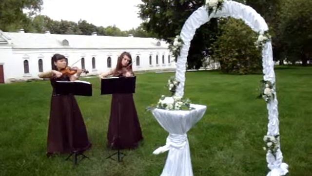 Скрипичный дуэт на свадьбу - "Ave Maria" Beyoncé(Бейо́нсе) смотреть онлайн