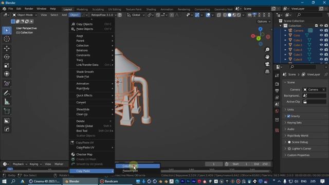Easy import / export. Script CopyPaste / Cinema 4D / Blender / Maya смотреть онлайн