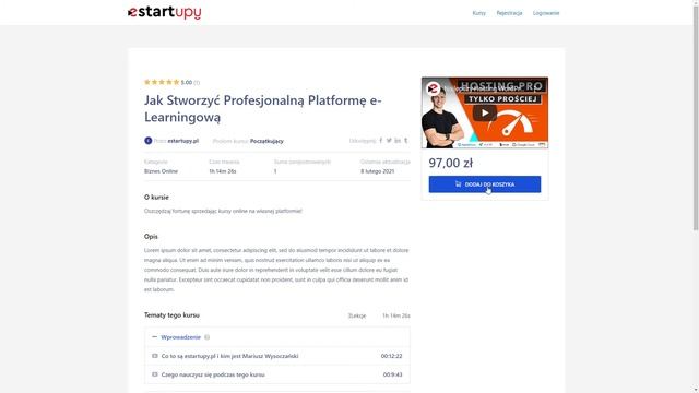 Jak Sprzedawać Kurs Online | LEKCJA 3 | Własna Platforma e-Learningowa na WordPress i Tutor LMS смотреть онлайн