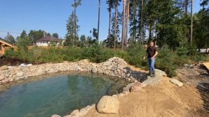 Плавательный пруд у бани КП Заречное