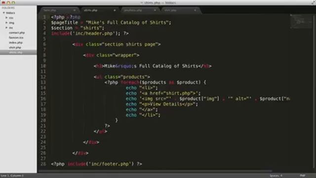 PR PHP 31 Including the Products Array смотреть онлайн