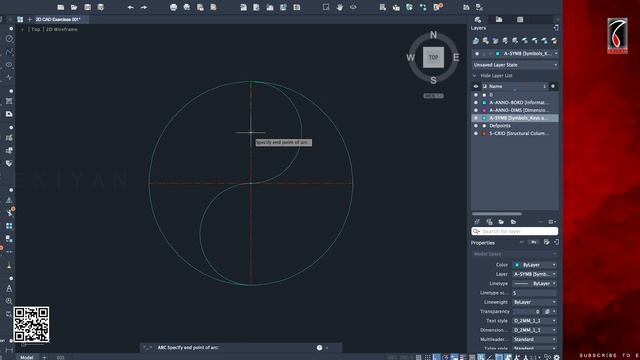 2D AutoCAD Exercises 001 смотреть онлайн