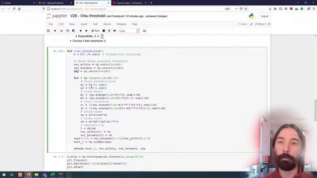 Image processing (26) | Image Segmentation | Otsu threshold смотреть онлайн