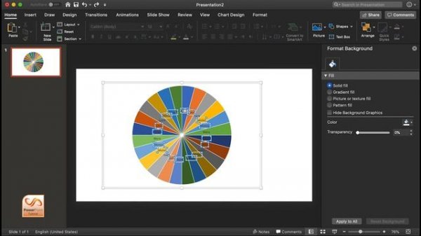 How to make a random picker wheel animation on PowerPoint