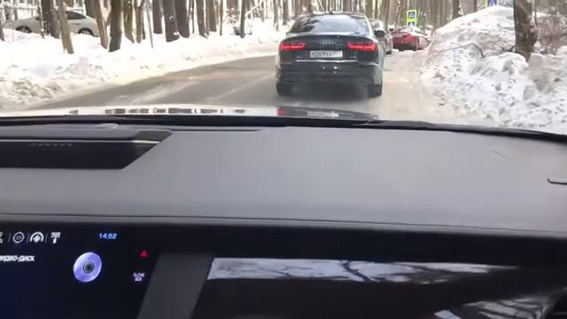 Cadillac CT6 winter Moscow смотреть онлайн