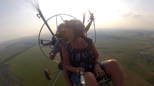 Полет на паралёте 17.07.2012. Надежда смотреть онлайн