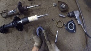 Ремонт передней подвески на Лада Калина