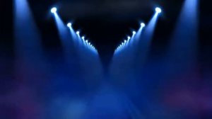 Футажи для видеомонтажа - Софиты на синем фоне