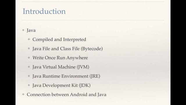 1 - Introduction to Java смотреть онлайн