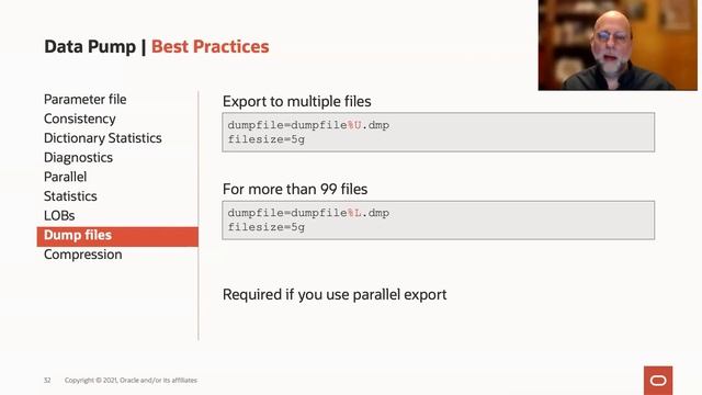 Oracle Data Pump - Best Practices, part 2 смотреть онлайн