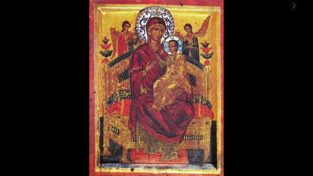 64.Икона «Всецарица» («Пантанасса»). XVII в. Монастырь Ватопед, Афон. Часть 3. смотреть онлайн