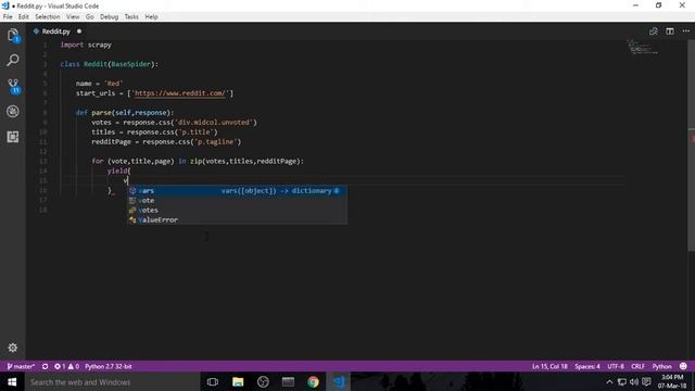 Web Scraping Reddit.com with python смотреть онлайн