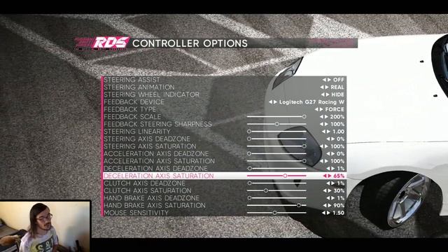 Logitech G27/G29 Steering Wheel Settings For RDS The Official Drift Videogame
