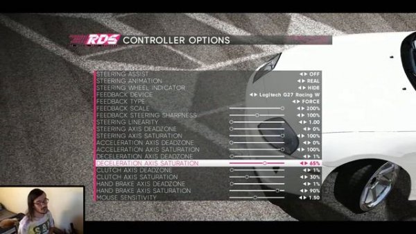 Logitech G27/G29 Steering Wheel Settings for RDS The Official Drift Videogame