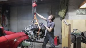 как снять двигатель мурано