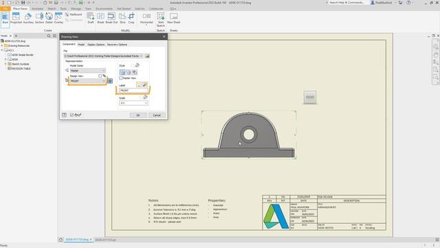 Autodesk Inventor 2022: Drawing Automation смотреть онлайн
