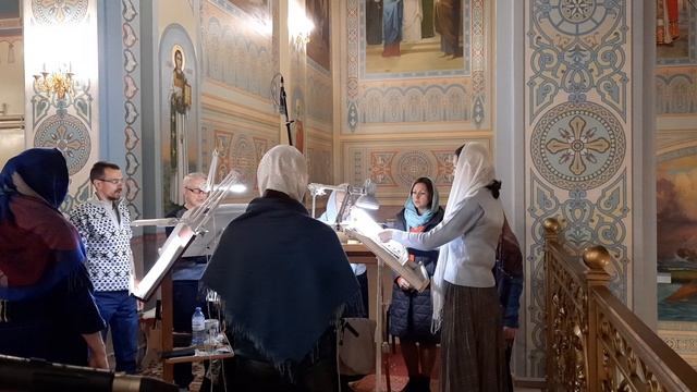 На "Господи воззвах" стихиры Богородицы. Регент Екатерина Артюхова. смотреть онлайн