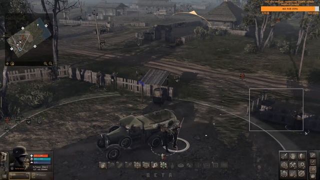 Прохождение Кампании за Немцев \ CTA - Gates of Hell: BETA \ Basic Combat Training \Trial by fire смотреть онлайн