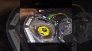 How to disassemble the steering wheel / airbag MERCEDES BENZ VITO VIANO w639