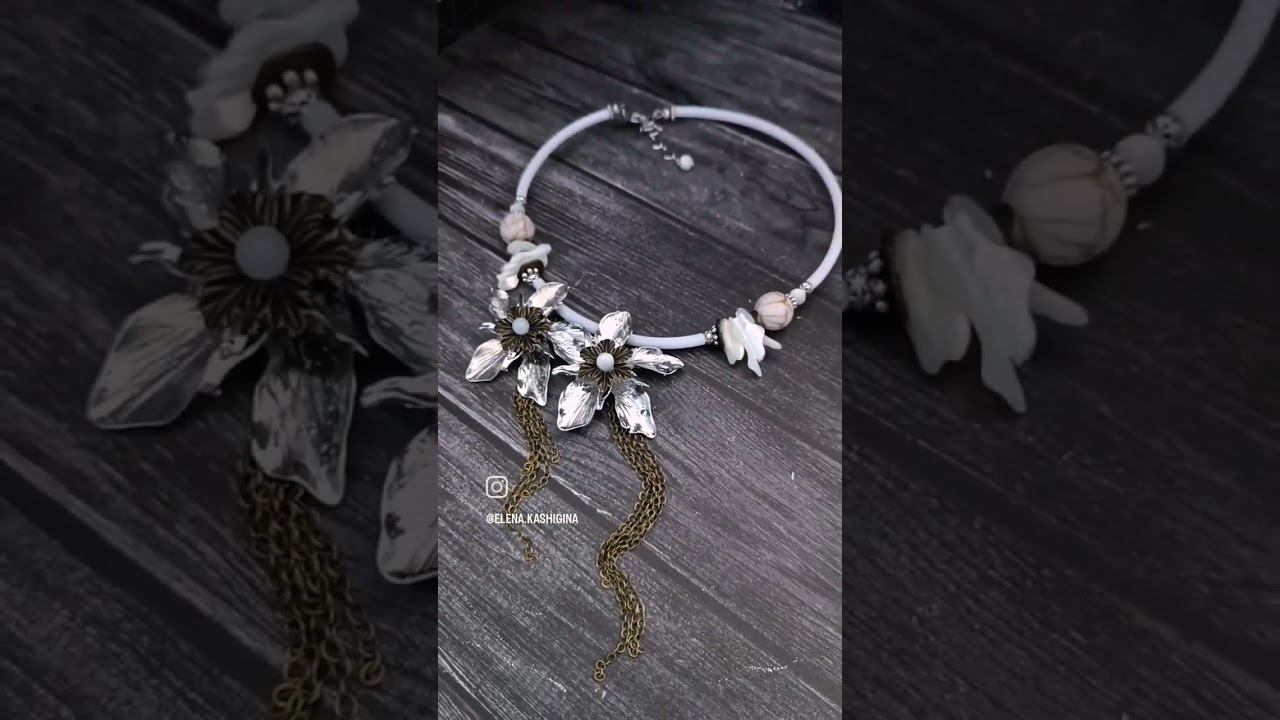 Колье " Цветы для Снежной королевы" Переделка для Натальи смотреть онлайн