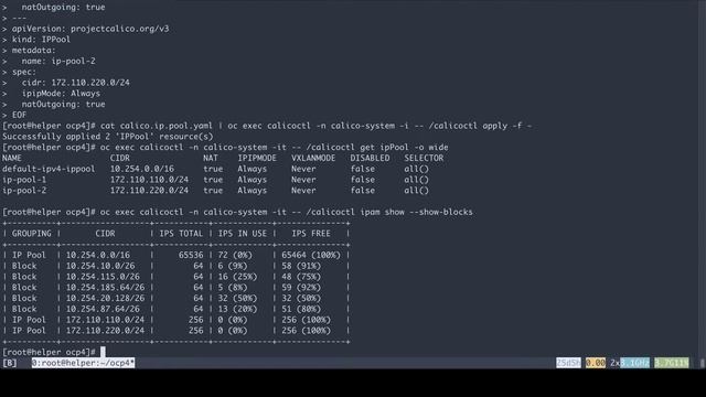 opshift 4.3 calico ip pool смотреть онлайн