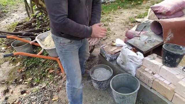 Розчин для кладки цегли під розшивку.Раствор для кладки кирпича.Розчин для цегли.Смесь для кирпича. смотреть онлайн
