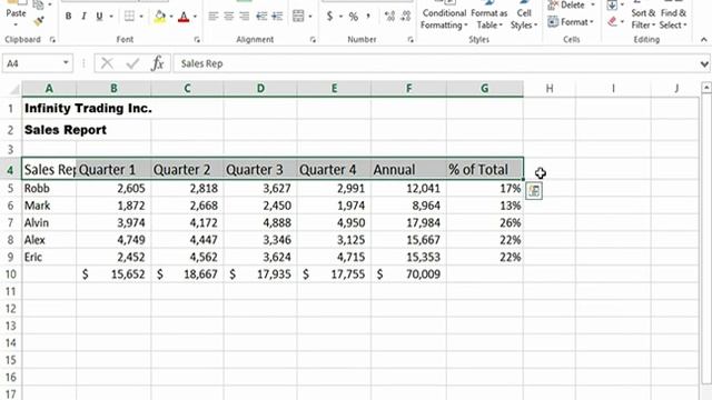 Applying Text Formatting in Excel 2013 смотреть онлайн