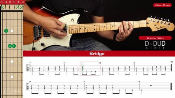 Lithium Guitar Cover Nirvana 🎸|Tabs + Chords|