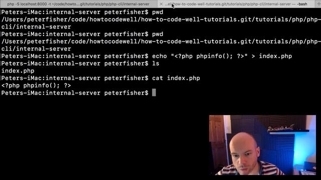 PHP CLI tutorial 3 | How to use the PHP internal server смотреть онлайн