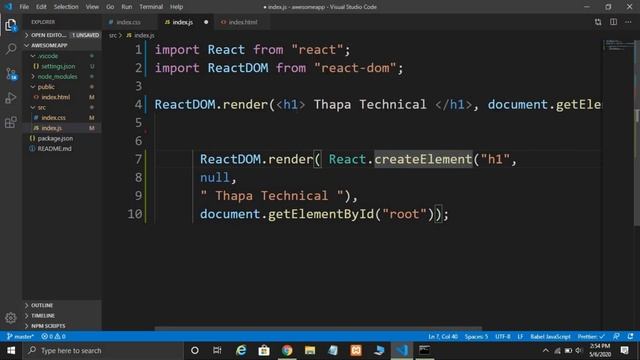 JSX in React JS in Hindi in 2020 #6 смотреть онлайн