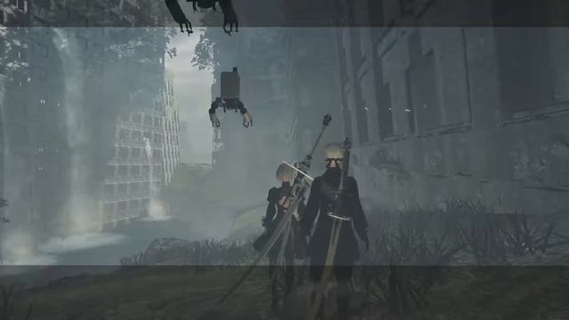 NieR: Automata Playthrough Part 11 - Monster of the Depths смотреть онлайн