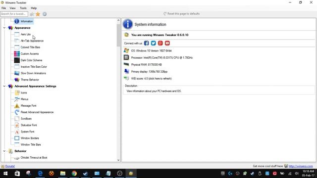 How To Disable Aero and enable Aero Lite on Windows 10 [Winaero Tweaker] смотреть онлайн