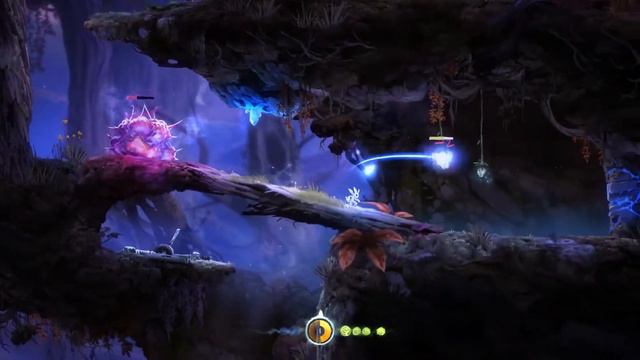 Прохождение Ori and The Blind Forest - "Усиленное пламя".#4 смотреть онлайн