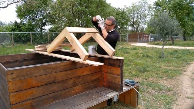 SPL0127 - Sdraia da giardino con legno recuperato. смотреть онлайн