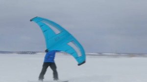 Винг катание на сноуборде