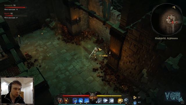 Victor Vran - Прохождение. Хардкор. Часть 7: Залы скорби. Танцы со скелетами. Адриан Падший смотреть онлайн