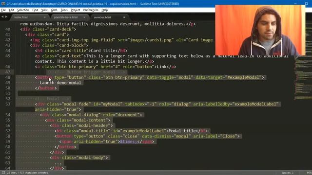 #19 Modal - Crea un Popup - Curso completo de Bootstrap 4! 2017 desde cero смотреть онлайн