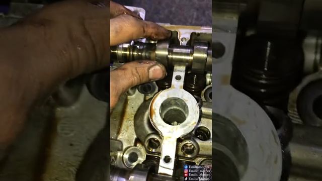 Posición ejes de levas de Renault clio, Platina. motor k4m-k4j смотреть онлайн