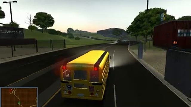 Bus Driver PC Gameplay Eastern High School Route смотреть онлайн