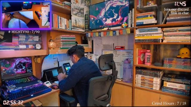 study with me live ? | 90 DAYS ULTRA HARD GRIND | MIGHTY90™ DAY 7⚡JEE 2024 RANK PUSHING? DAY 539 смотреть онлайн