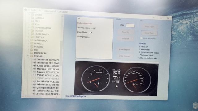Коррекция пробега одометра Ниссан Кашкай I Рестайлинг 2013 года & Mileage Correction Nissan Qashqai смотреть онлайн