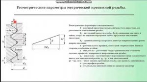 Метрология и стандартизация  Допуски и посадки резьбовых соединений  Доцент Авдеева А Н