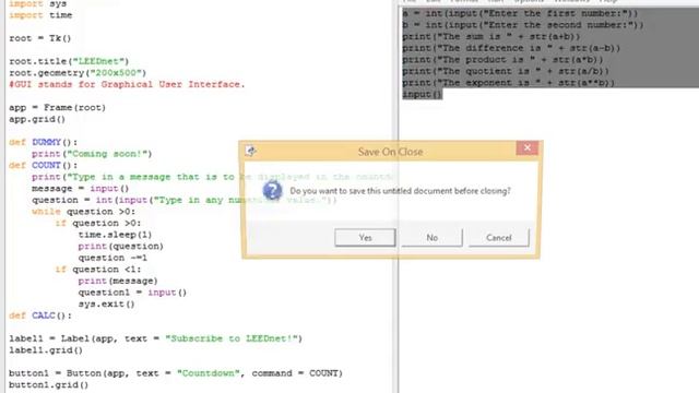 Tutorial 10- Coding with Python- Make a GUI Part 3 смотреть онлайн