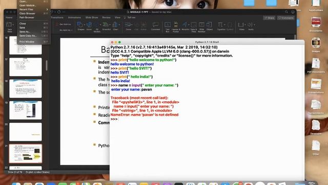 module 1 , PART-2,#python syntax , #python variables смотреть онлайн