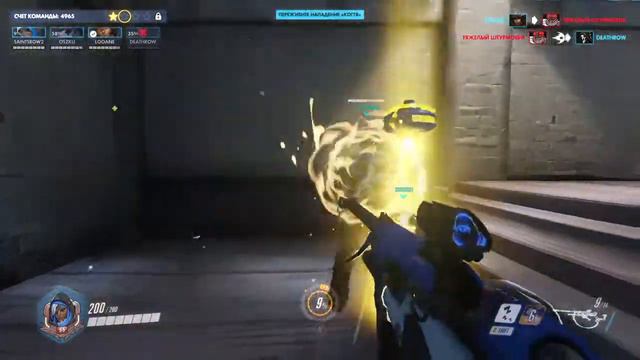 Overwatch "Storm Rising" Ana gameplay - Овервотч «Предчувствие бури» Ана смотреть онлайн