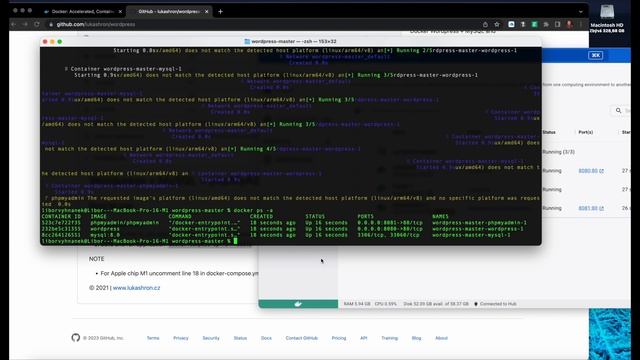 Instalace WordPress na lokální počítač pomocí Docker смотреть онлайн