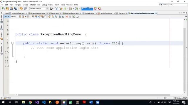 Exception Handling in Java смотреть онлайн